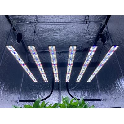 China Seed Starting 6 Strips Full Spectrum Dimmable LED Grow Light Greenhouse Planting Lights Built-in Led Grow Light for sale