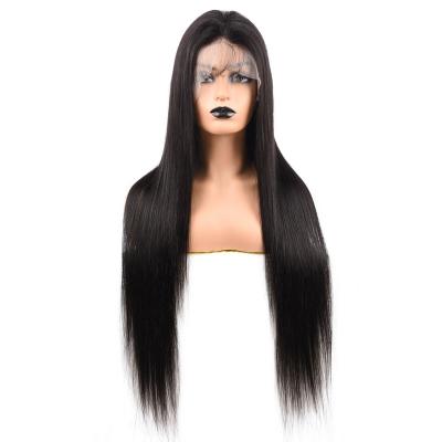 China Wholesale Free Shipping Hot Sale 2023 Silky Straight Wave Straight Virgin Hair Cuticle Aligned Virgin Human Hair Unprocessed Brazilian Full Lace Wigs Light Soft for sale