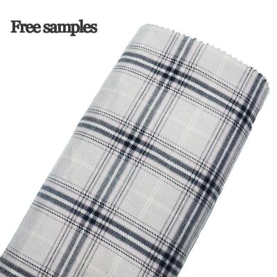 China Double Faced Sunplustex Polyester Rayon Material Plaid Suiting Mens Suit Pant TR Jacket Woven Fabric for sale