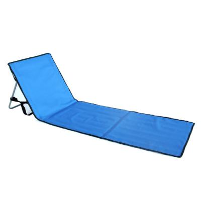 China Solid Color Outdoor Waterproof Portable Steel Beach Chair Sea Chair Foldable Outdoor Beach for sale