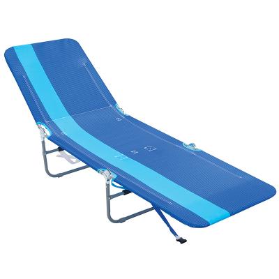 China Contemporary Custom Folding Pool Chair Beach Sun Lounger Outdoor Aluminum Sun Couch for sale