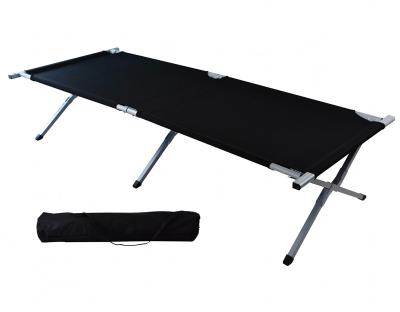 China Outdoor Portable Folding Camping Bed Lightweight Aluminum Military Folding Camping Cot for sale