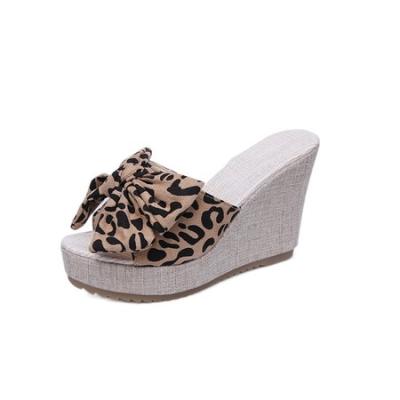 China Wedges Sandals 2023 Designer Orthopedic Breathable Ladies Summer Fashion Girls Korean Thick Bottom Wedge Sandals for sale