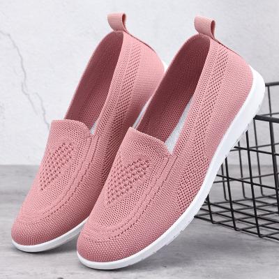 China 2023 Summer Breathable Women's Running Shoes Ladies Slip On Lightweight Flats Women Sneakers for sale