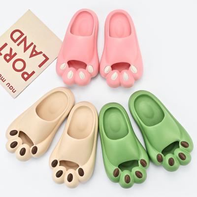 China Cushioning 2023 New Fashion Party Sandals Soft Comfortable Slippers Cat Claw Cute EVA Sandals Slippers for Women and Ladies for sale