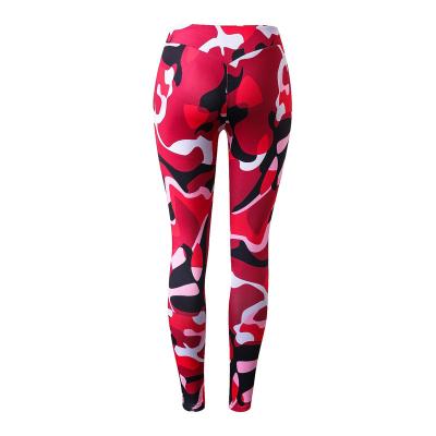 China Fashion Camouflage Printing Women Gaiters Breathable Sexy Yoga Pants Work Out Shorts for sale