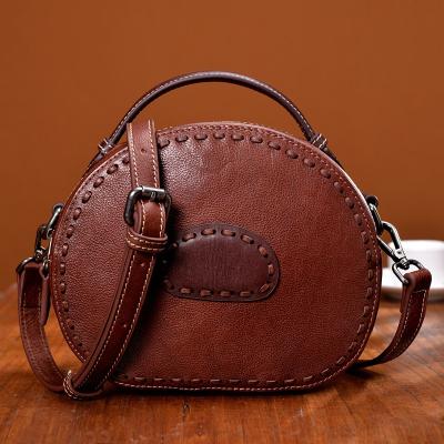 China Wholesale Vintage Handbags Ladies Women Bulk Genuine Leather Bag Manufacturers Handbag for sale