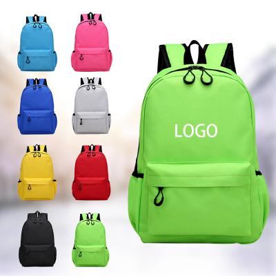 China Custom Moq 5pcs Colorful Anti-theft Children's Bottom Logo Oxford Girls Boys Bookbags School Bags Backpacks For Children for sale