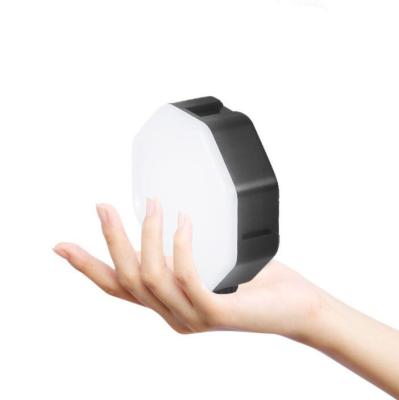 China Mini Lightweight Adjustable Rechargeable Cell Phone Top Light Selfie Ring Light for sale