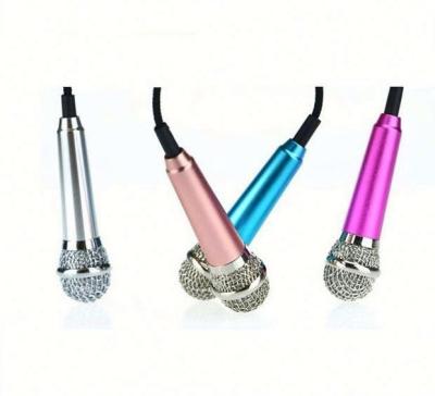 China 3.5mm Connector Stereo Mini Portable Microphone For Mobile Phone / Tablet for sale