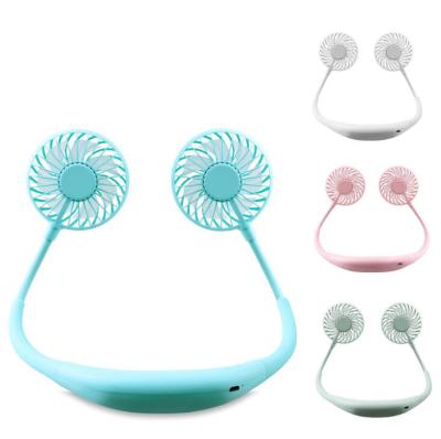 China Neck Band Fan Hands-free Hands-free USB Rechargeable Neck Band Fan Portable Rechargeable Neck Band Fan for sale