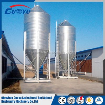 China 2016 Newest Hotsale Chicken Galvanized Steel Silo For Poultry Farm Feed And Grain Storage for sale