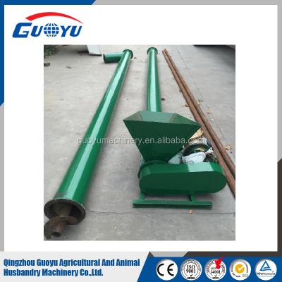 China GUOYU ISO&CE Certificate Chicken Conveyor For Silo Wheat Grain Pellet Screw Conveyor Elevator for sale