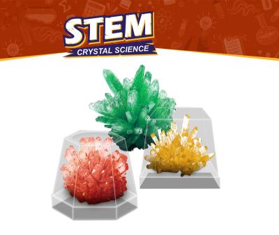 China Plastic YQ Education Crystal Growing Kit Magic Crystal planting Kit - Vibrant Colored DIY STEM Educational Crystals Experiments for sale