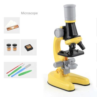 China STEM Science Microscope Toy YQ Kid Educational Biological Microscope Kit Science Toys For Kid With 1200X Magnification Explore Equipment Beginner Stem Toy for sale