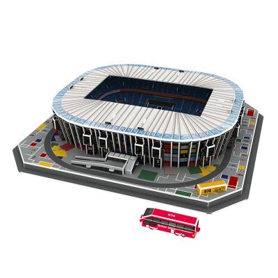 China DIY TOY YQ Stadium 974 Puzzle 3d Puzzle Custom Paper Model Toy for World Cup Football Fans Souvenir for sale