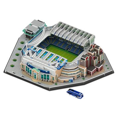 China DIY TOY YQ Stadium Puzzle Game Jigsaw Complex New Education Toy Craft 3d Puzzle Stadium for sale