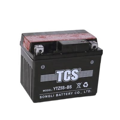 China Popular Motocycle Sale 12V 5Ah YTZ5S-BS SLA Motorcycle Motor Bike Scooter Lead Acid Battery for sale