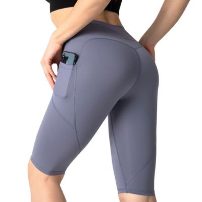 China Wholesale Breathable High Elastic Bodycon Butt Lift Active Waist Pockets Pants Fitness Gaiters Yoga Gaiters for sale