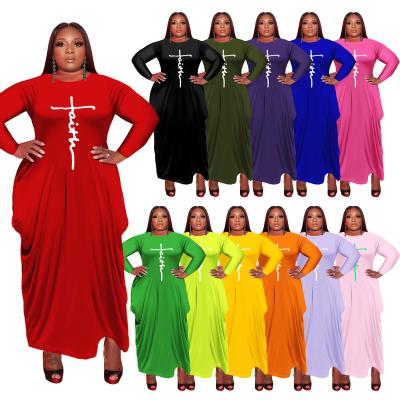 China Breathable multiple color dress plus size whole women's clothing cheap hot sale plus size dresses for sale