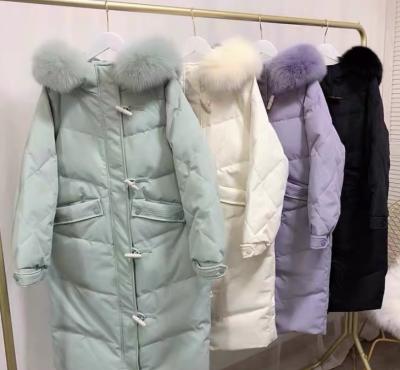 China Factory Wholesale Cheap Breathable Winter Packs Korean Premium Women's Clothing Loose Hooded Down Jacket for sale