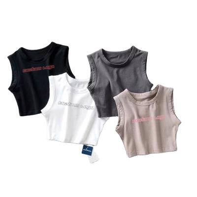 China Custom Logo Slim Women Plain Breathable T Shirts And Yoga Sport Crop Tank Tops for sale