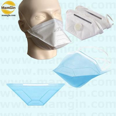 China Full Automated PPE Head Straps Duckbilled Respirator Making Machine With Waste Collection for sale