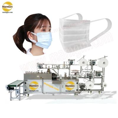 China High Capacity PPE Ear Band 3 Ply Surgical Mask Making Machine for sale