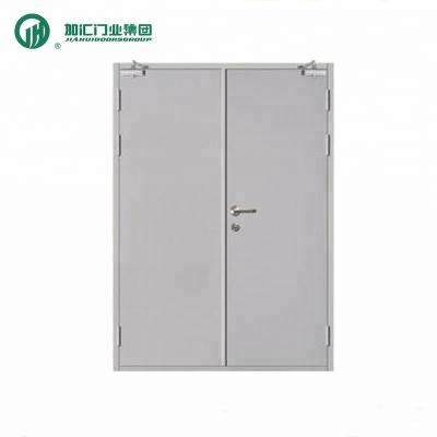 China JIAHUI DOORS commerical use BS/WHI certificate industrial steel fire double industrial door for sale