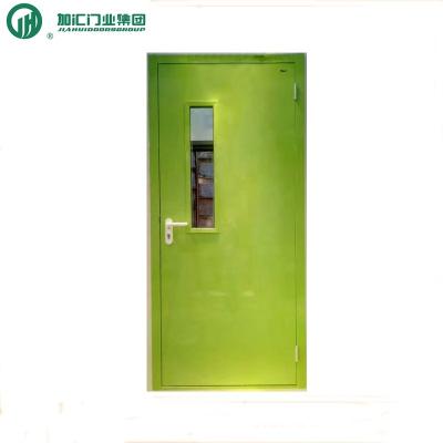 China JIAHUI DOORS industrial:steel hospital door with vision panel medical door for sale