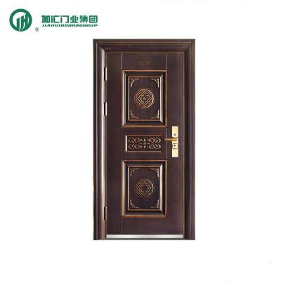 China Swing used exterior doors for sale with best quality and moden style steel wooden armored door for sale