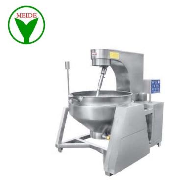 China Hot Industrial Vegetable Sauce Dough Batter Planetary Stirring Frying Pot With Mixer And Scraper For Sale for sale