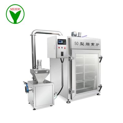 China Factory Commercial Meat Smoking Oven Fish Smoked Furnace Pork Meat Smoker Home Sausage Smoker Machine for sale