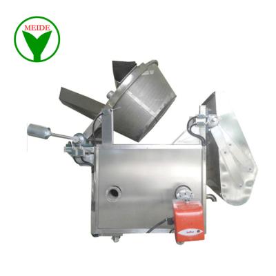 China Hotels Commercial Round Basket LPG Gas Batch Fryer Machine For Snacks Chips for sale