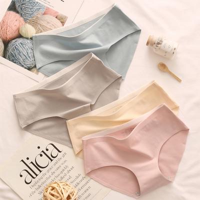 China Low MOQ OEM/ODM Antibacterial UNICE Service Provided Women Panties Seamless High Quality Ladies Panties Underwear Cotton Mid Size for sale