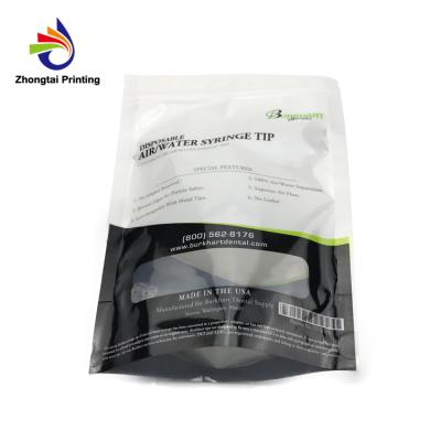 China Custom Order Zipper Recyclable Plastic Bag With Hanging Hole for sale