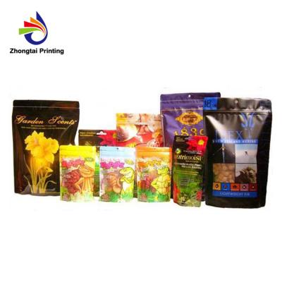 China Laminated Recyclable Metalised Stand Up Pouch With Zipper For Food Packaging for sale