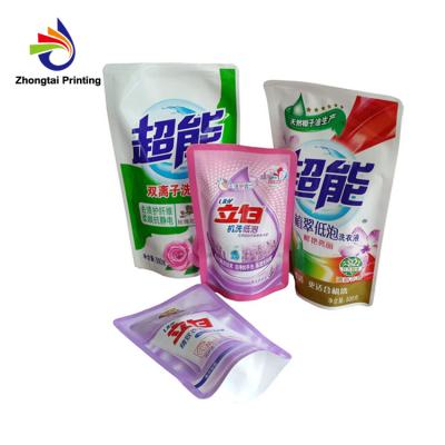 China Recyclable Detergent Liquid Packaging , Stand Up Pouch For Detergent for sale