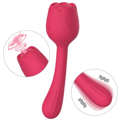 China Multifunctional Sucking Orgasm Vibrate Rose Orgasm Sucking Vibrator Frequency Conversion Massage Masturbation Sex Toys Must-have Female Fashion Orgasm Best-selling Vibrator for sale