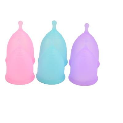 China 100% Medical Grade Silicone Cup 100% Medical Grade Silicone Eco-Friendly Collapsible Reusable Organic Comfortable Period Women Safe Menstrual Cup for sale