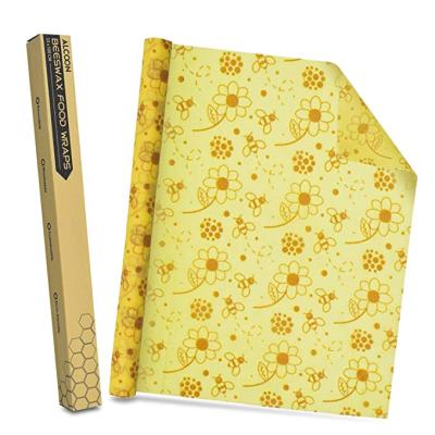 China Fresh Keeping Reusable Roll 32cm X 1.2m, Food Beeswax Food Wrap Cup Great To Fit, For Sandwiches, Cheese, Vegetables for sale