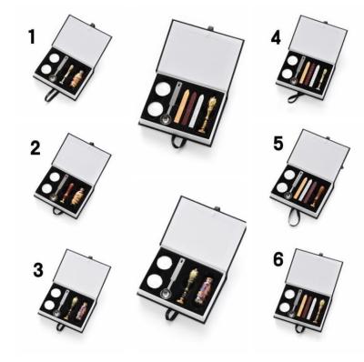 China Hot Selling Custom Design Art Wax Seal Stamp Kit For Gift for sale