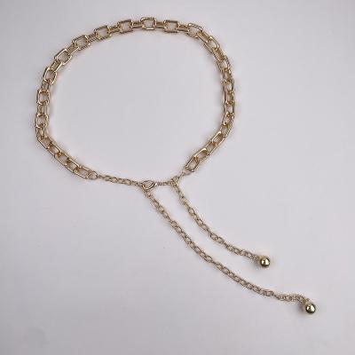 China Alloy Body Chain Wholesale Links Belly Chain Gold Plated Fancy Women Body Chain for sale