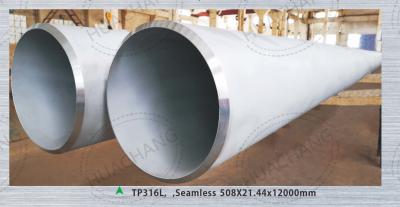 China ASTM AISI DIN EN JIS Big Diameter SS316 Seamless Pipe 1mm-80mm for sale