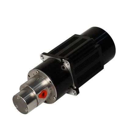 China Convenient and portable DC brushless drive stainless steel magnetic transmission gear metering pump M0.07S57BLa80W for sale