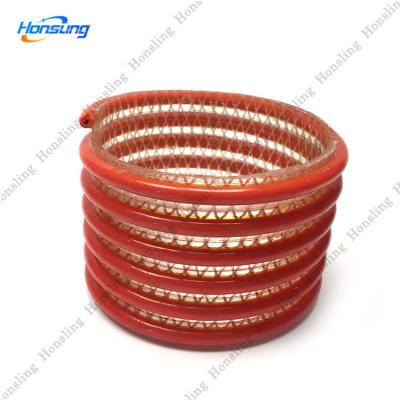 China For heavy duty 6 inch high pressure waste pump intake fish suction reinforced pvc suction hose for sale for sale