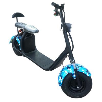 China New Batteries 1000w Long-Mileage Motorcycle Electric Scooter citycoco 1759*750*700mm Removable Fat Tire 2 Electric Seats for sale