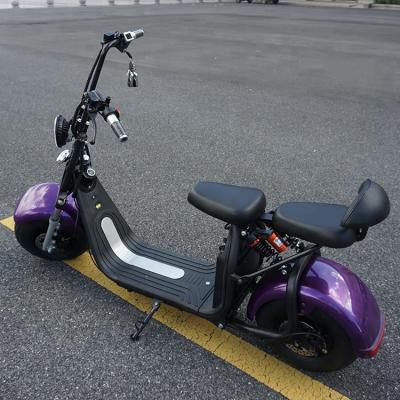 China Cheap new citycoco 2019 electric scooter motorcycle unisex for adults two tire fat electric system city cocos for sale