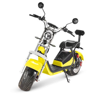 China New model citycoco powerful two person electric scooter unisex model electric scooter X16 2000W 40AH double battery for sale