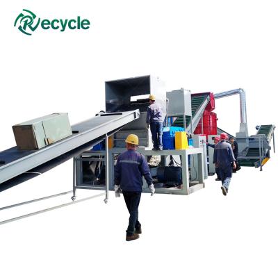 China Large / Small Capacity Waste Refrigerator Recycling Line Eco Friendly for sale